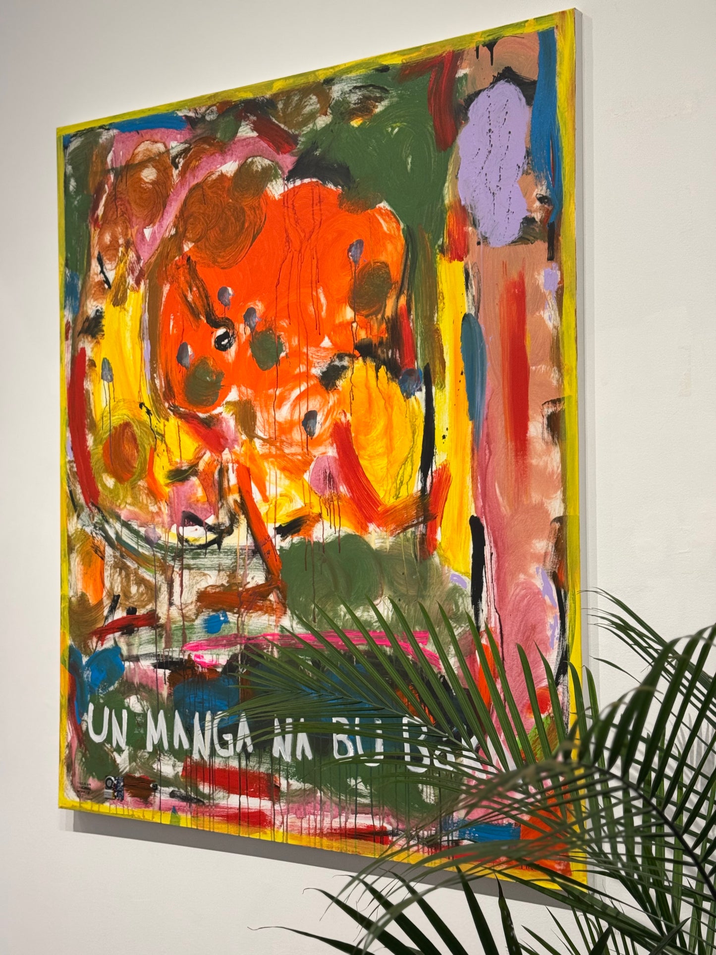 UN MANGA NA BU BOKA. a painting by Miles Perry, part of the new series Chromesthesia