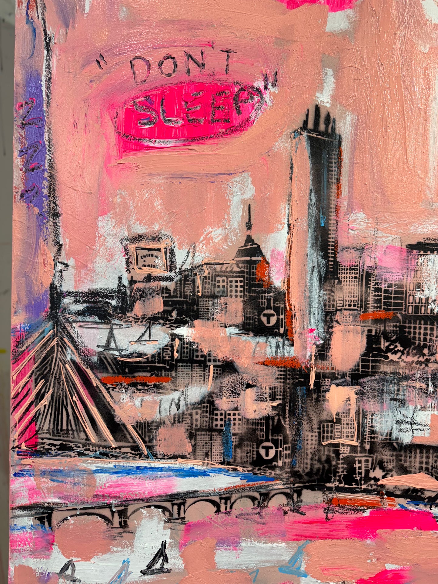 Boston. "The city that everyone sleeps on." signed + archival print