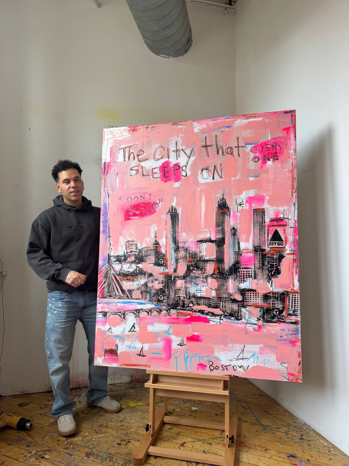 Boston. "The city that everyone sleeps on." signed + archival print