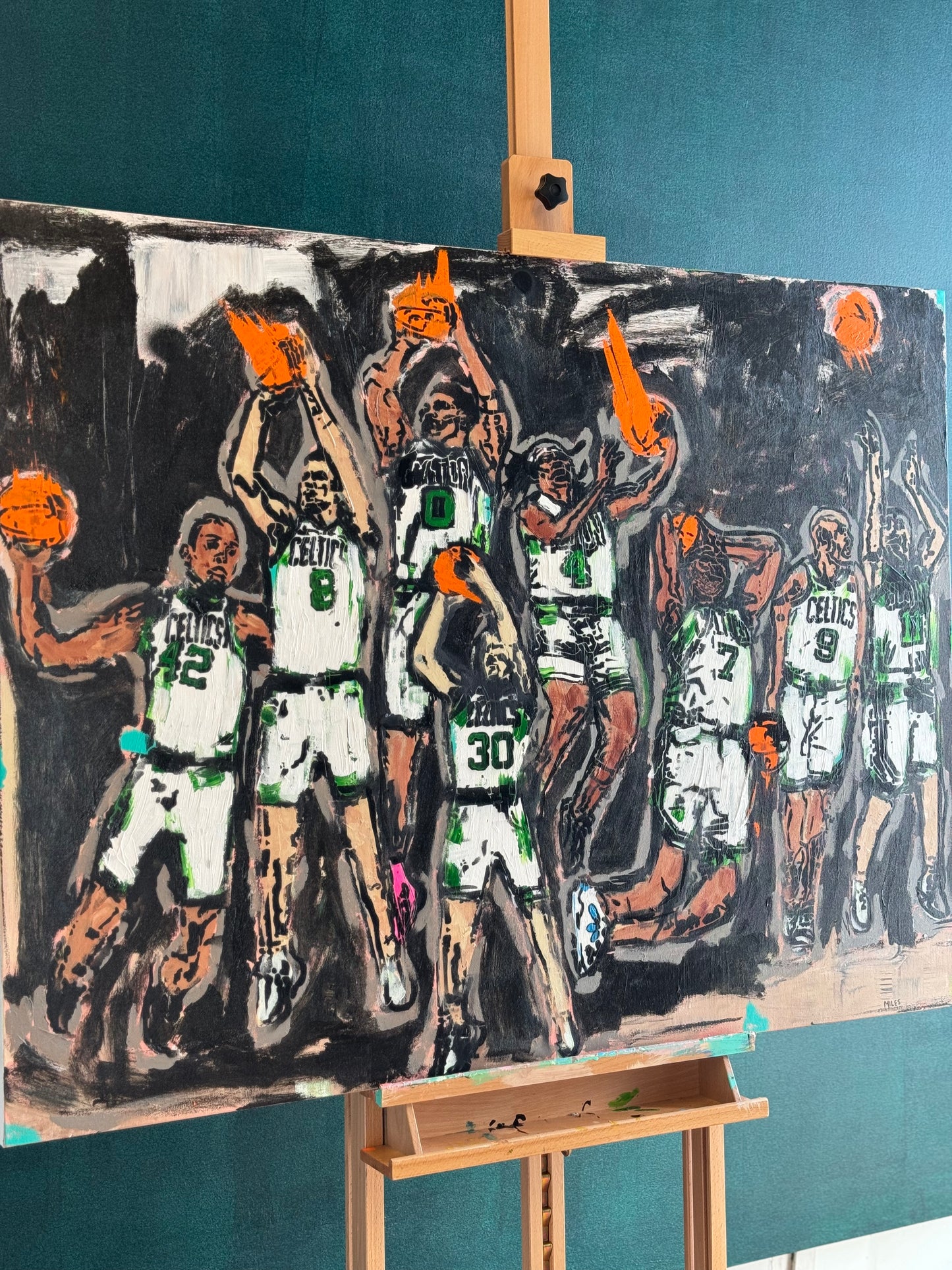 Boston Celtics. 11x14 signed + archival limited edition print.