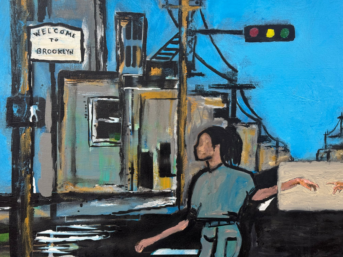 The Neighborhood. BROOKLYN. signed, limited edition print. 11x14