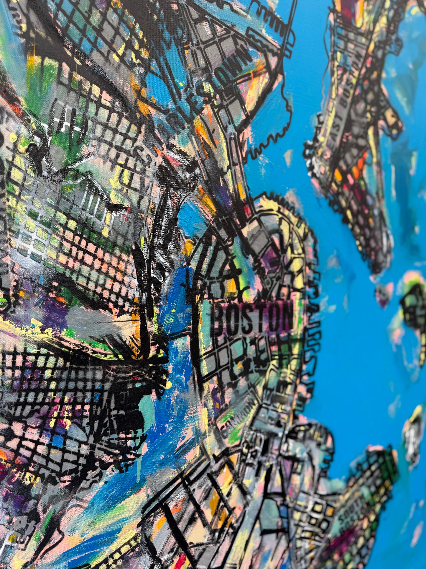 Boston Aerial Map
