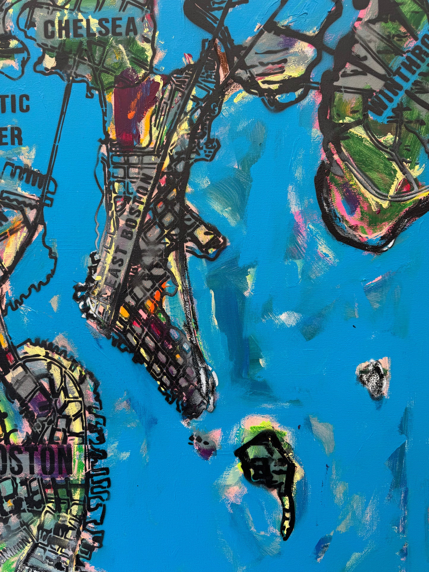 Boston Aerial Map
