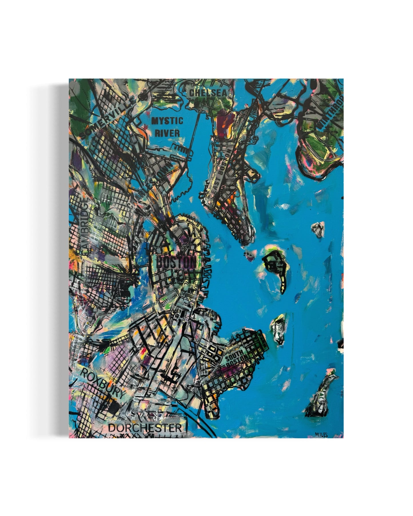 Boston Aerial Map
