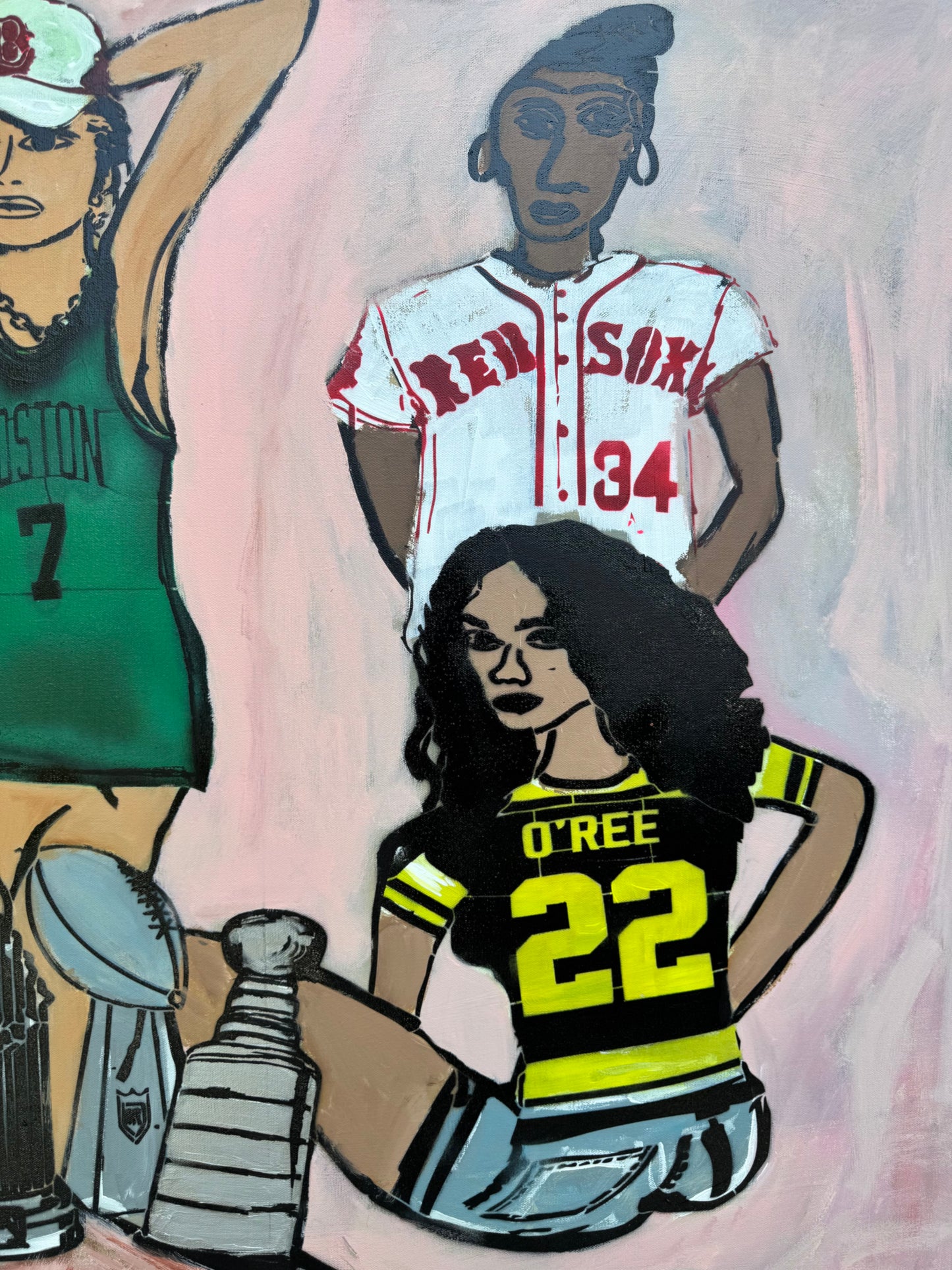 Las Chicas De Boston (limited edition print) 11x14