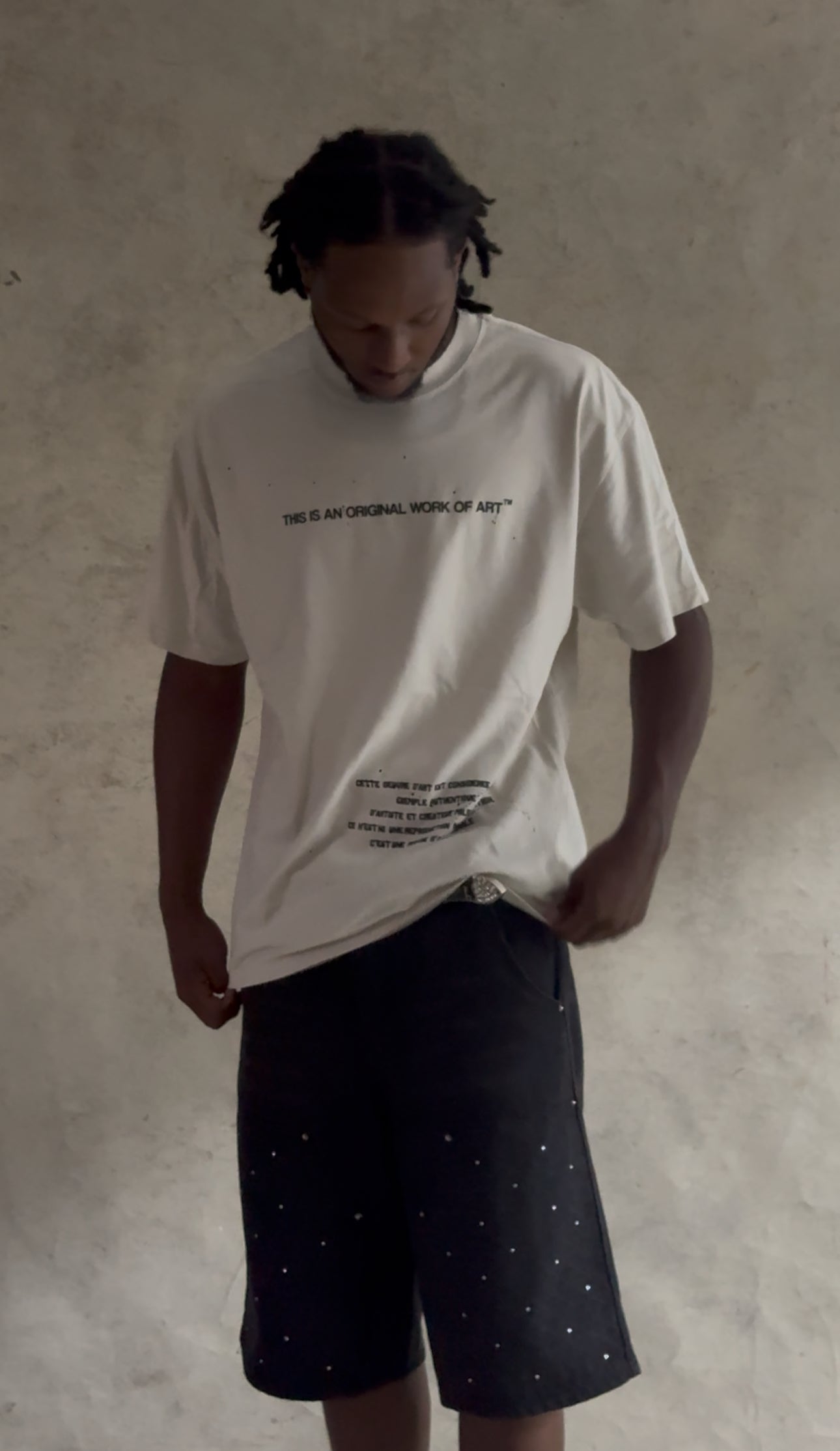 The Faded Ivory Tee