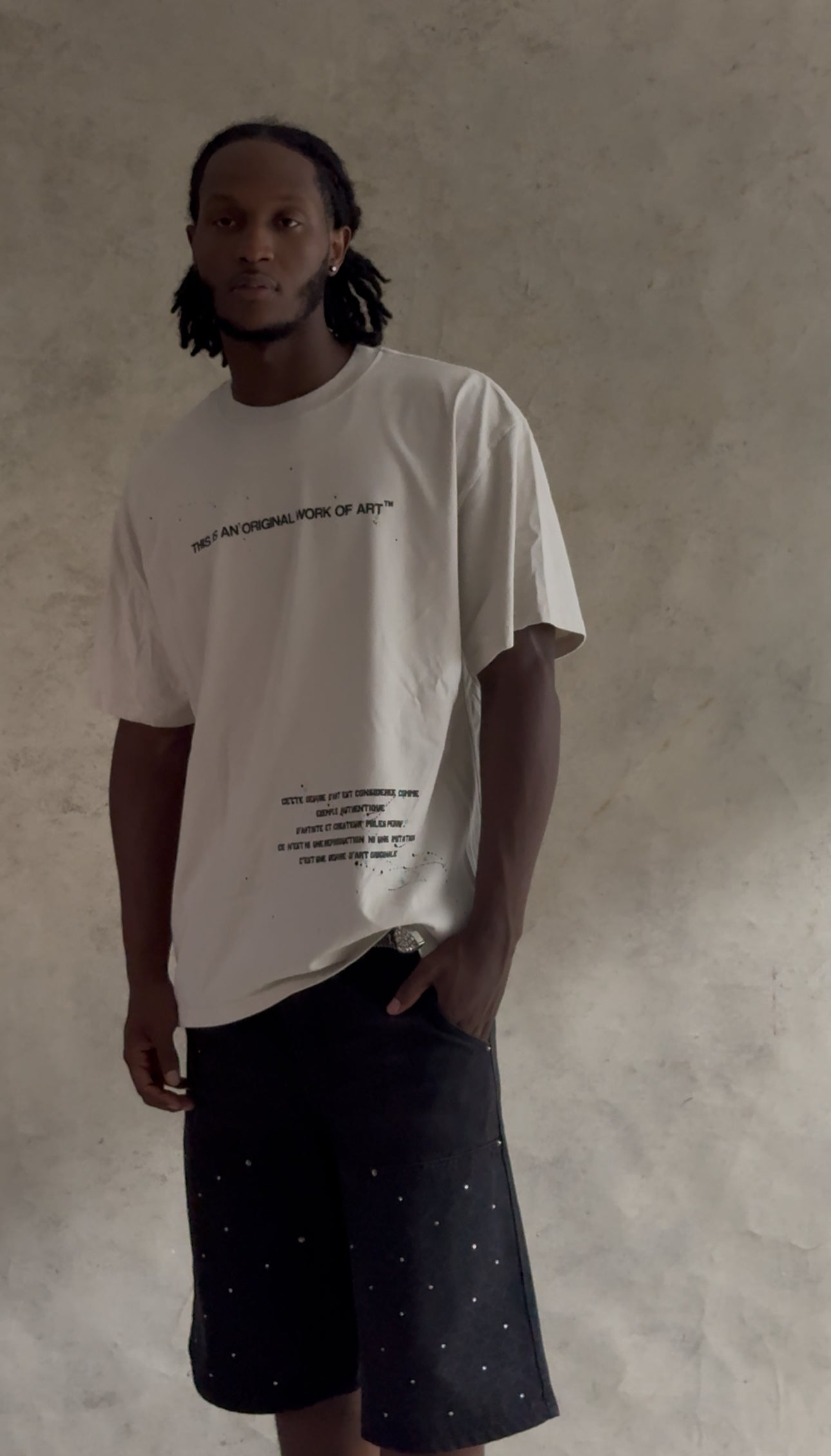 The Faded Ivory Tee