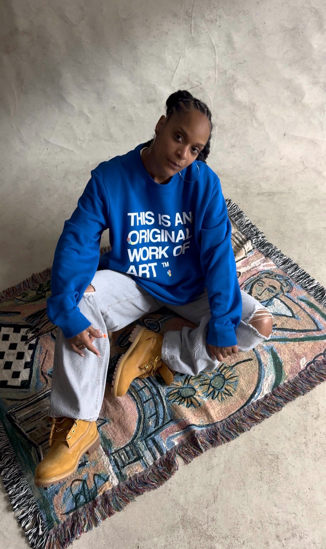French Blue Crewneck (unisex)