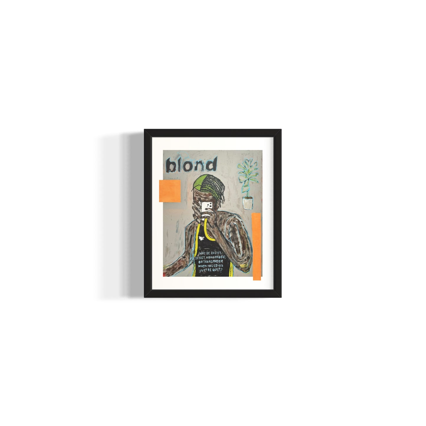 BLOND. Frank Ocean limited edition, signed print. 11x14