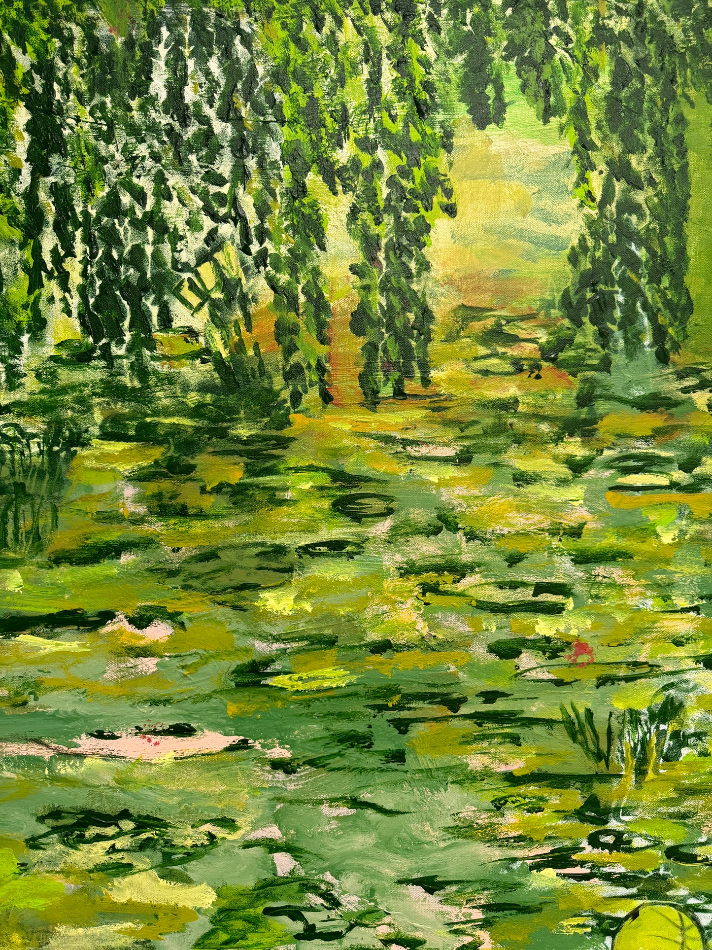 THE GARDEN. a painting by Miles Perry