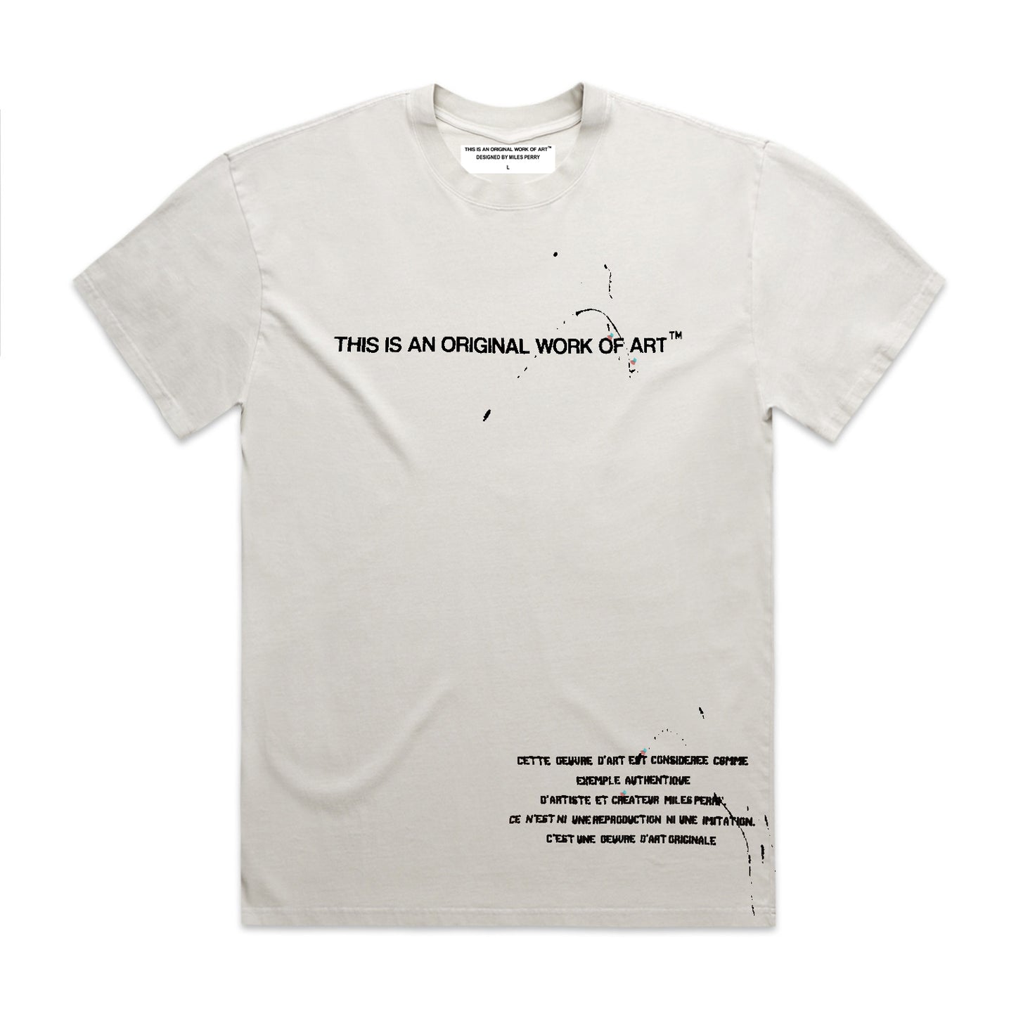 The Faded Tee in Off White
