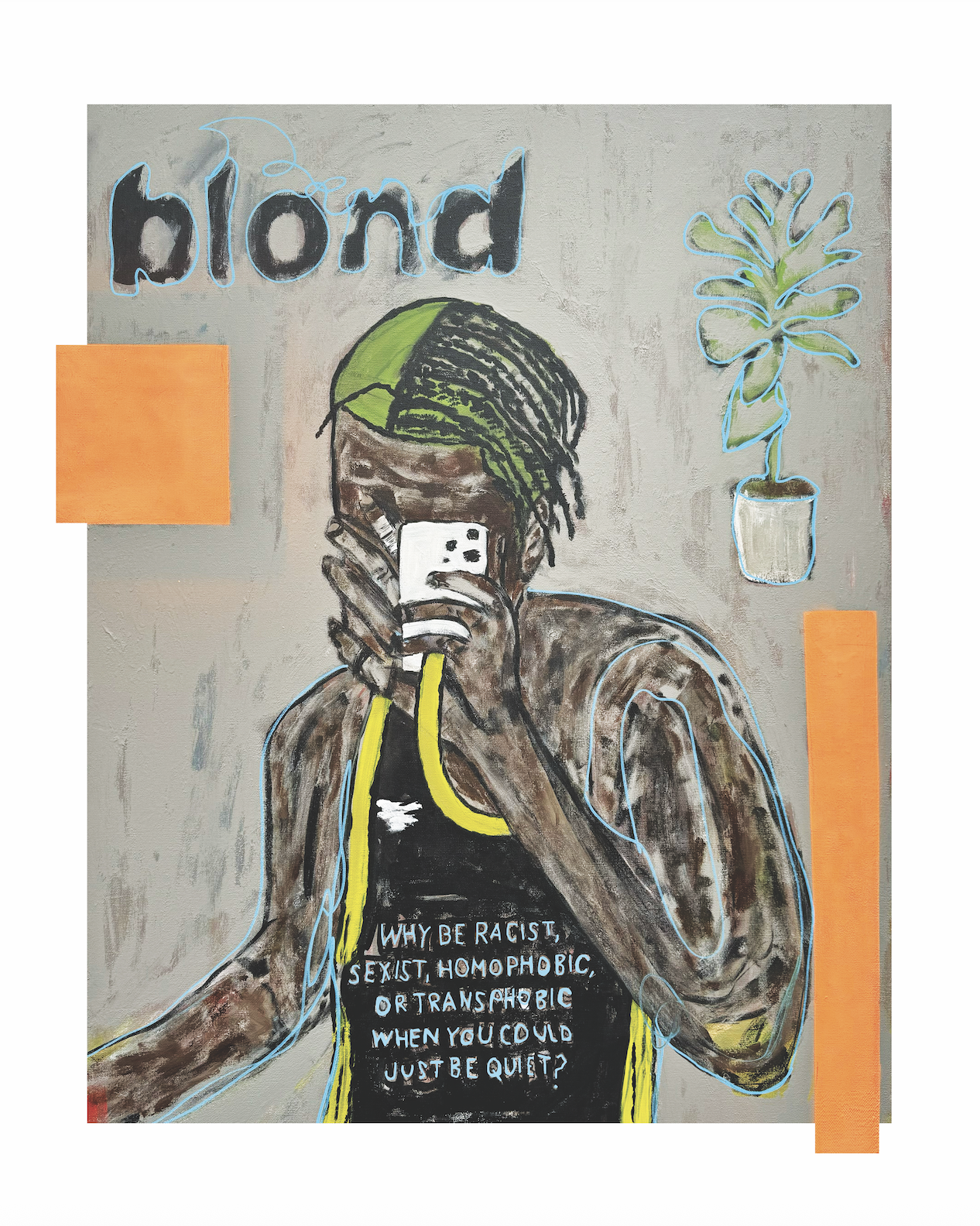 BLOND. Frank Ocean limited edition, signed print. 11x14