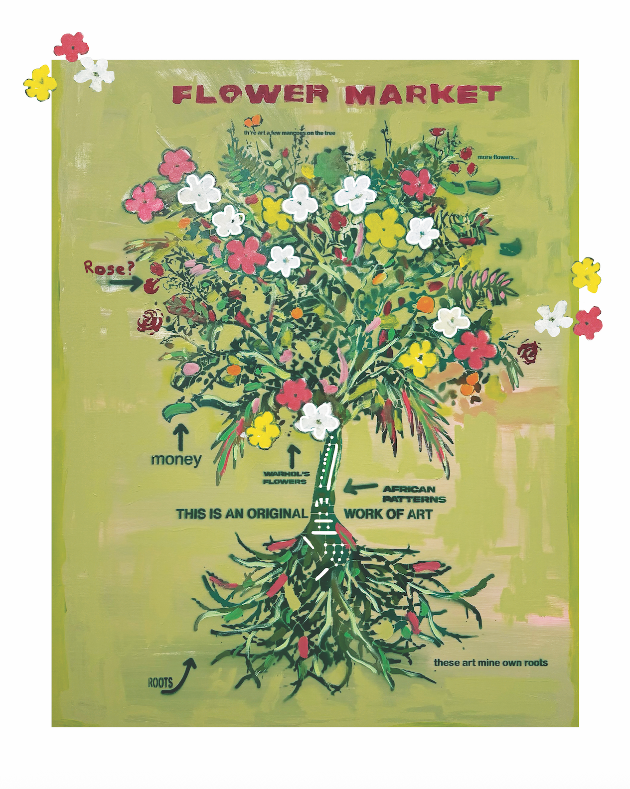 FLOWER MARKET. signed + limited edition print. 11x14