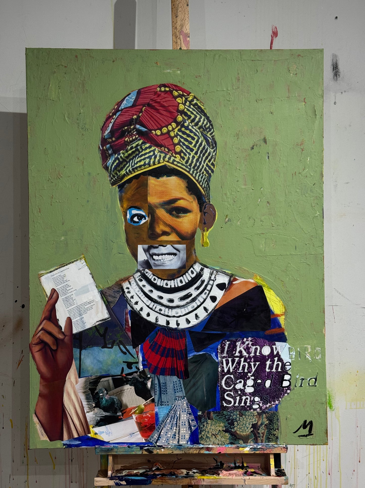 "MAYA" original + limited edition print (signed + archival)