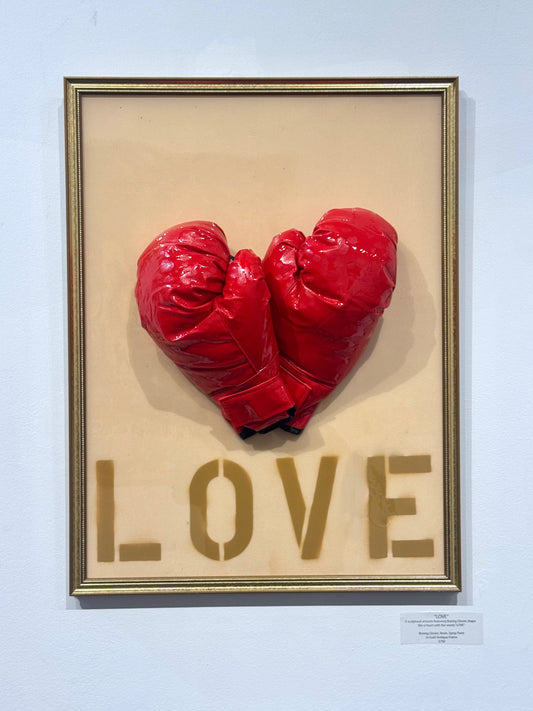 LOVE, a sculptural piece by Miles Perry