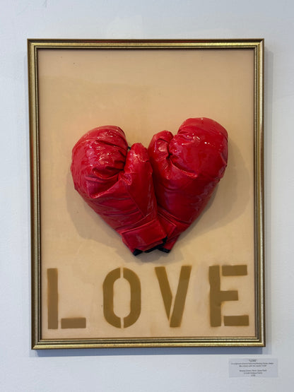 LOVE, a sculptural piece by Miles Perry