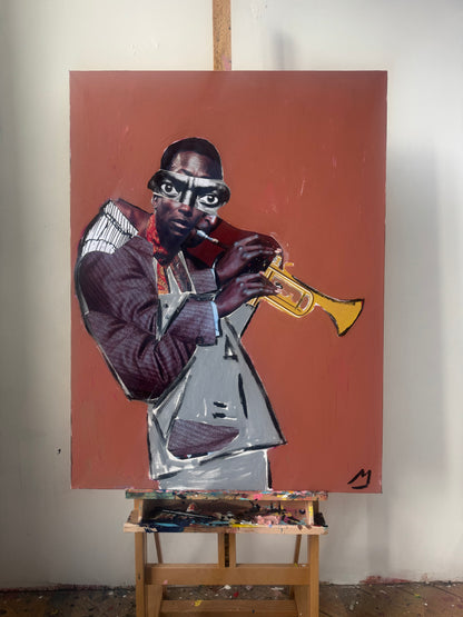 "MILES" original + limited edition print (signed + archival)
