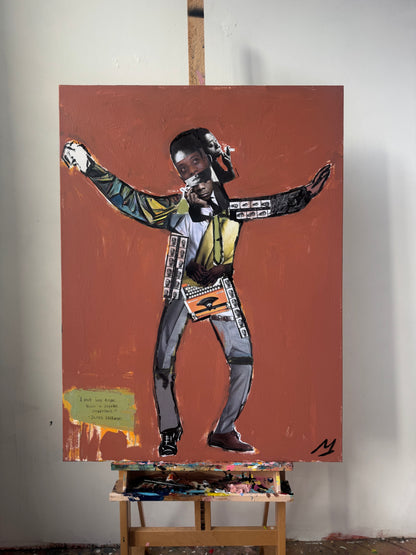 "JAMES" original + limited edition print (signed + archival)