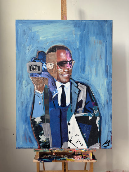 "MALCOLM" original + limited edition print (signed + archival)