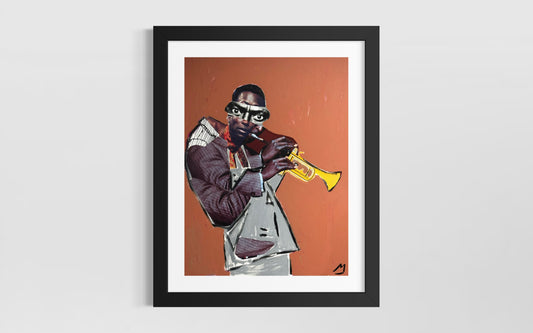 "MILES" original + limited edition print (signed + archival)