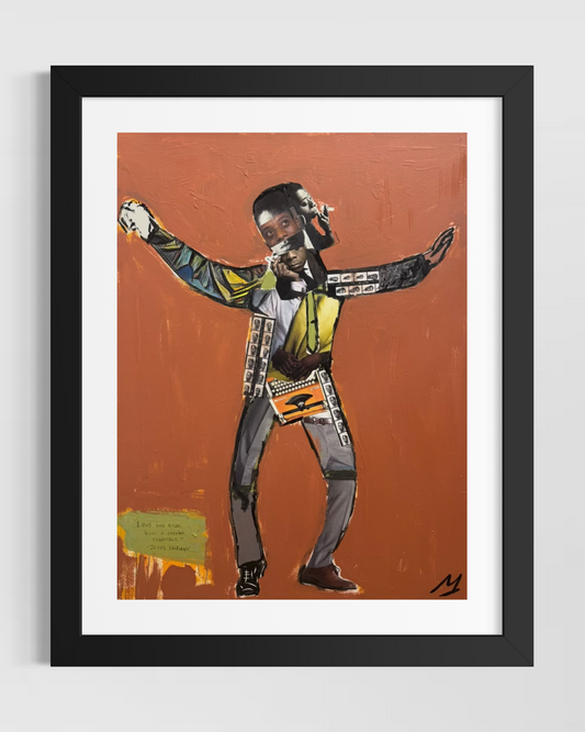 "JAMES" original + limited edition print (signed + archival)