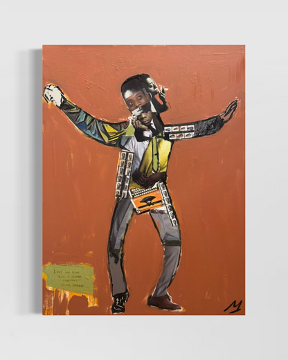 "JAMES" original + limited edition print (signed + archival)