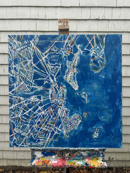 Boston Aerial Map 2
