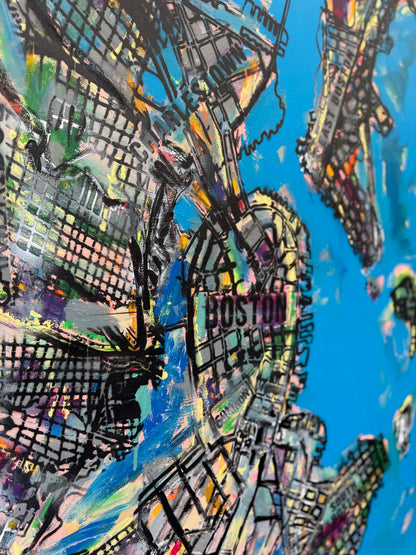 Boston Aerial Map