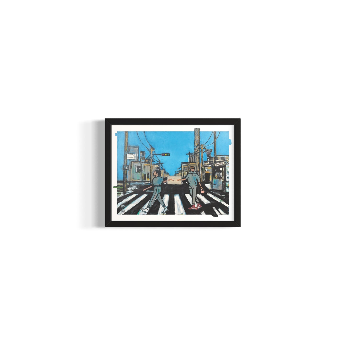 The Neighborhood. BROOKLYN. signed, limited edition print. 11x14