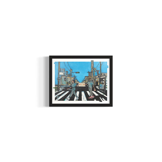The Neighborhood. BROOKLYN. signed, limited edition print. 11x14