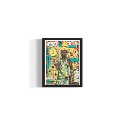 Jaylen Brown. 11x14 signed + archival limited edition print.