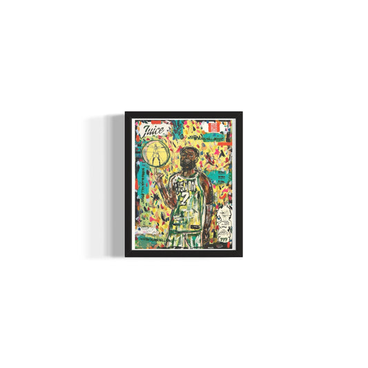 Jaylen Brown. 11x14 signed + archival limited edition print.