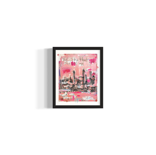 Boston. "The city that everyone sleeps on." signed + archival print