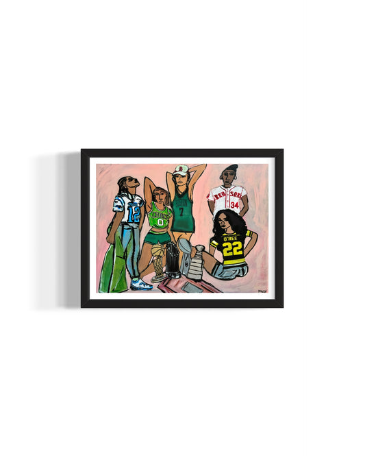 Las Chicas De Boston (limited edition print) 11x14