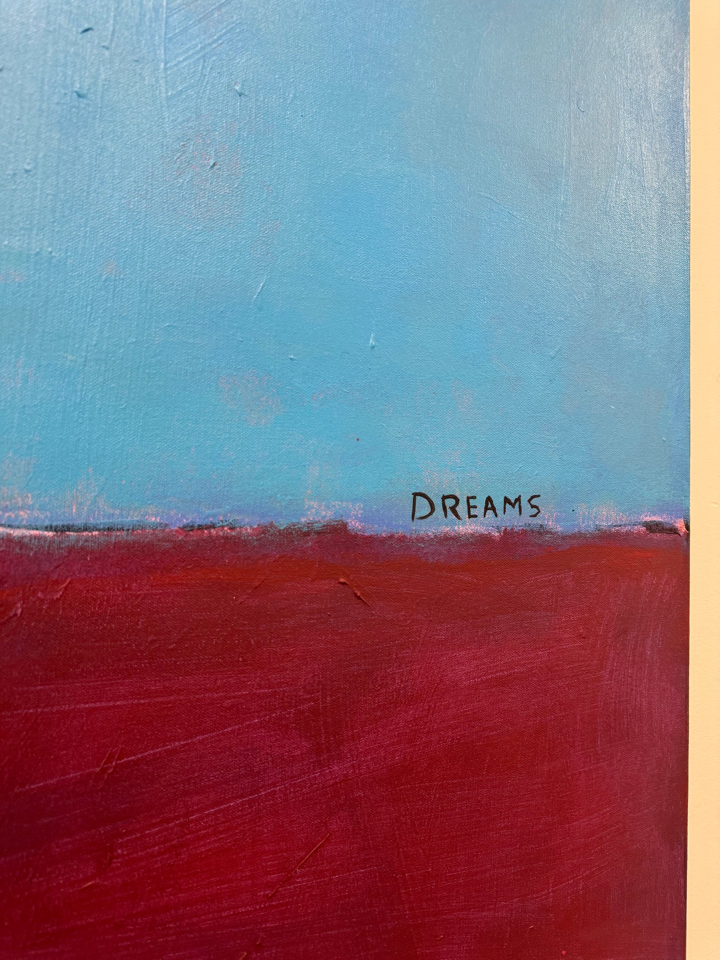 DREAMS a painting by Miles Perry, part of the new series Chromesthesia