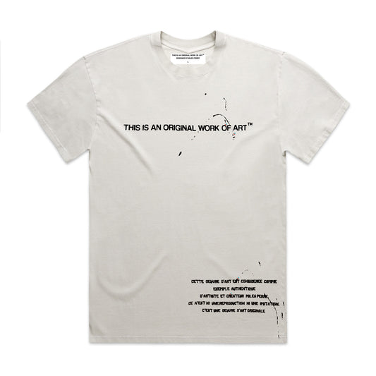The Faded Tee in Off White