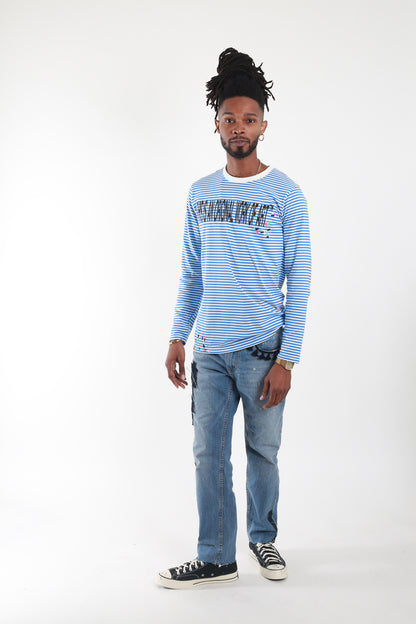 Picasso Stripes Long Sleeve Tee