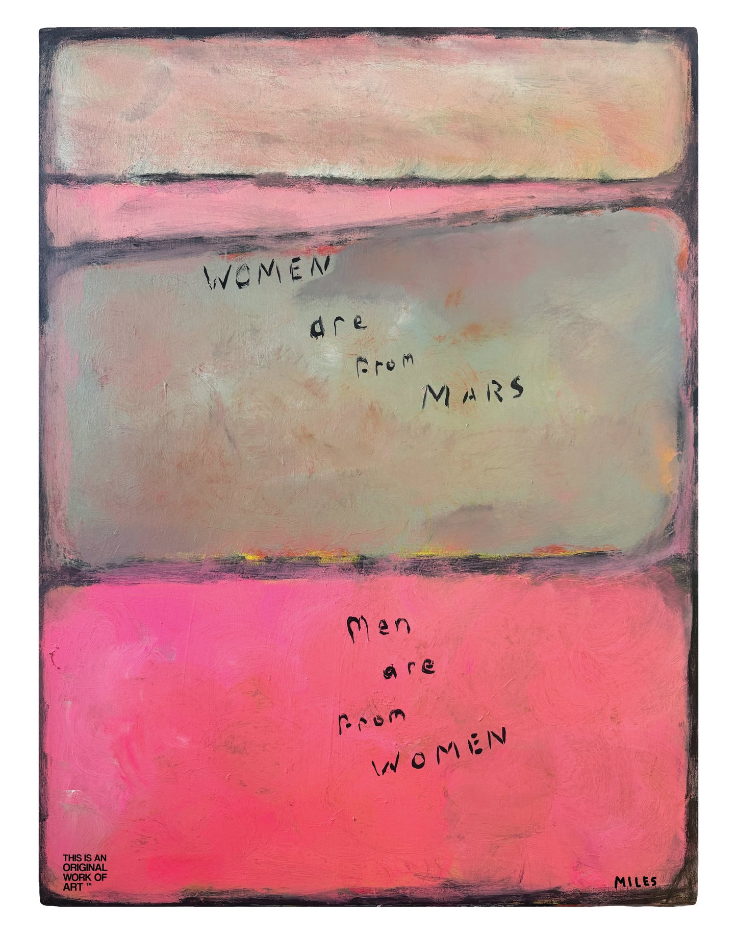 Women are from Mars, Men are from Women.